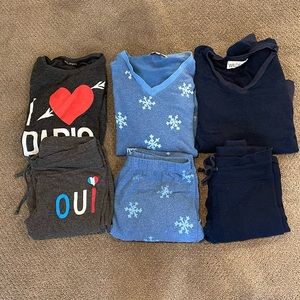 WILDFOX 3 complete sleepwear sets